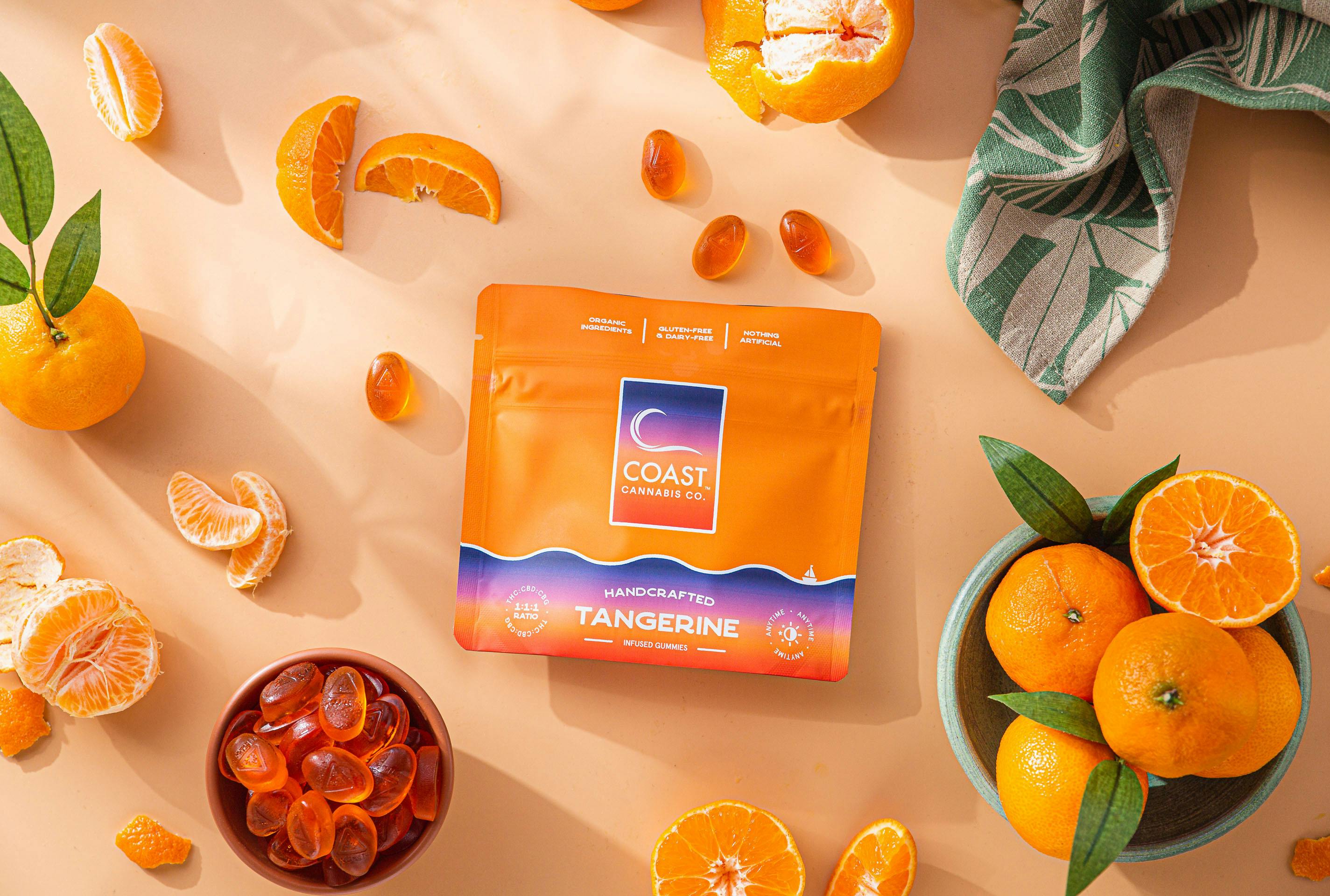 Tangerine | 5:5:5 THC:CBD:CBG Gummies | 100mg (20pcs)