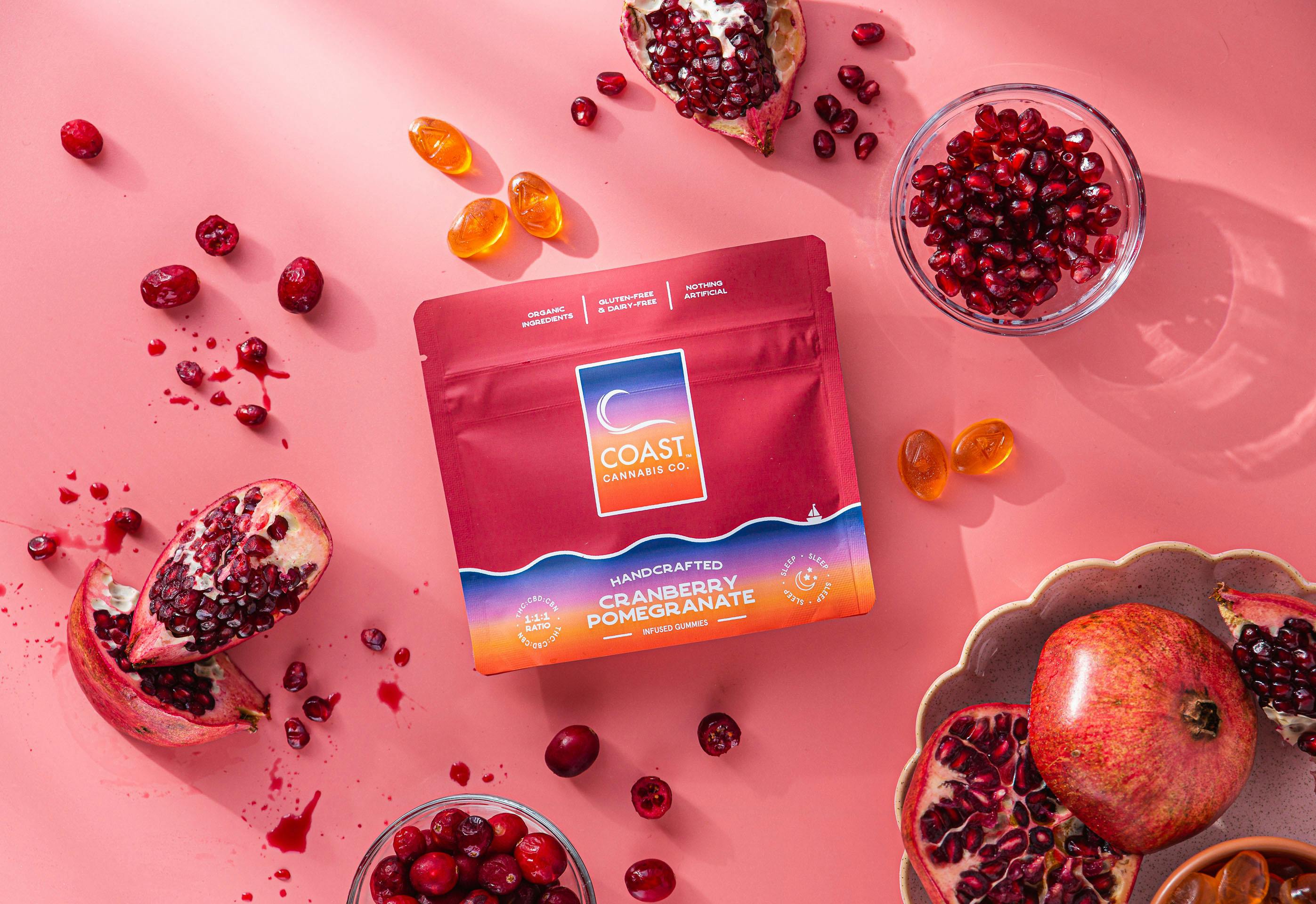 Cranberry Pomegranate | 5:5:5 THC:CBD:CBN Gummies | 100mg (20pcs) cannabis product