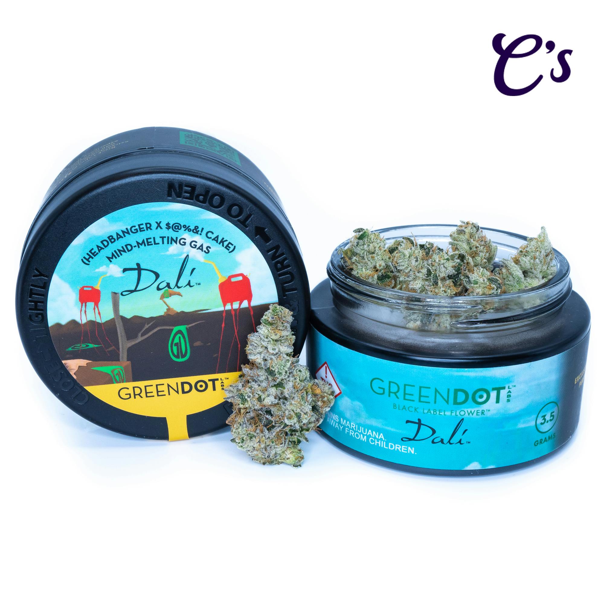 | Green Dot Flower | Pre-Pack 1/8th | Dali