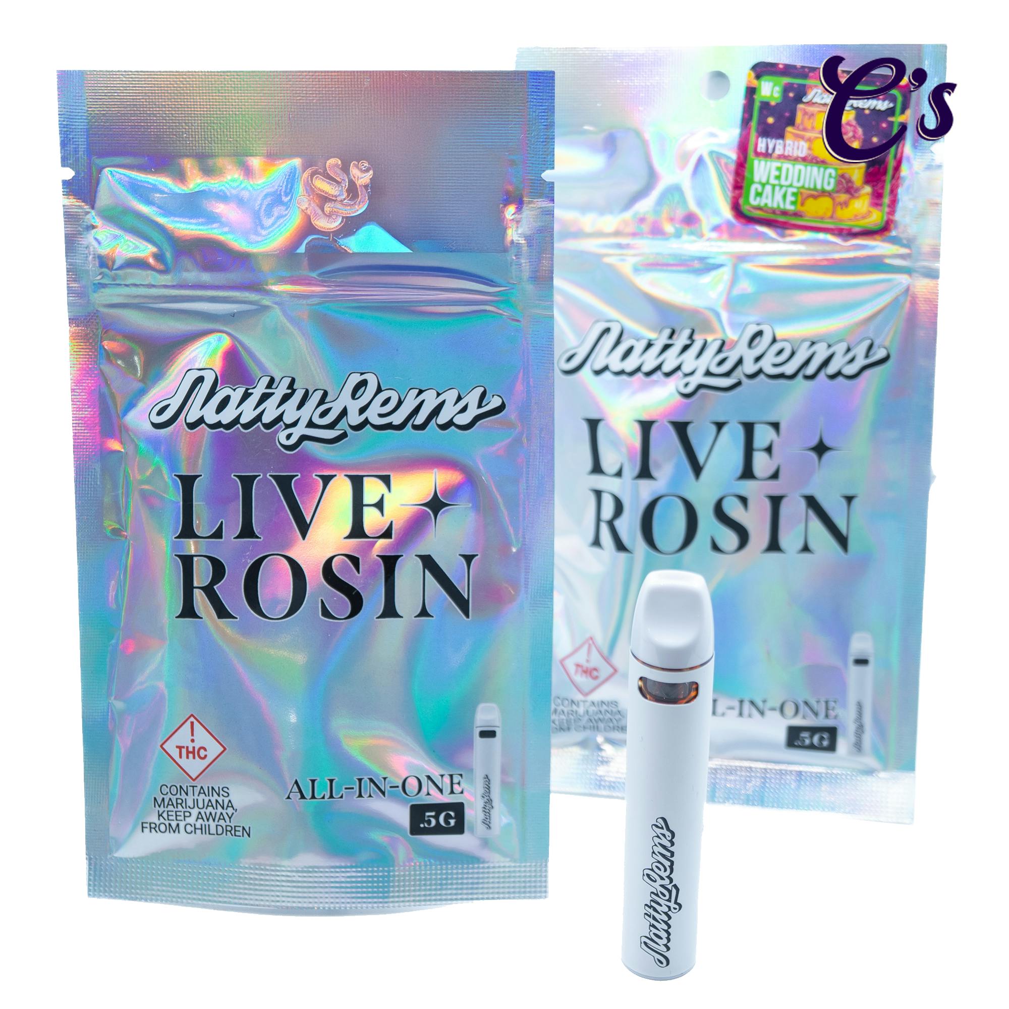 Natty Rems | Live Rosin AIO (I) GMO 500mg