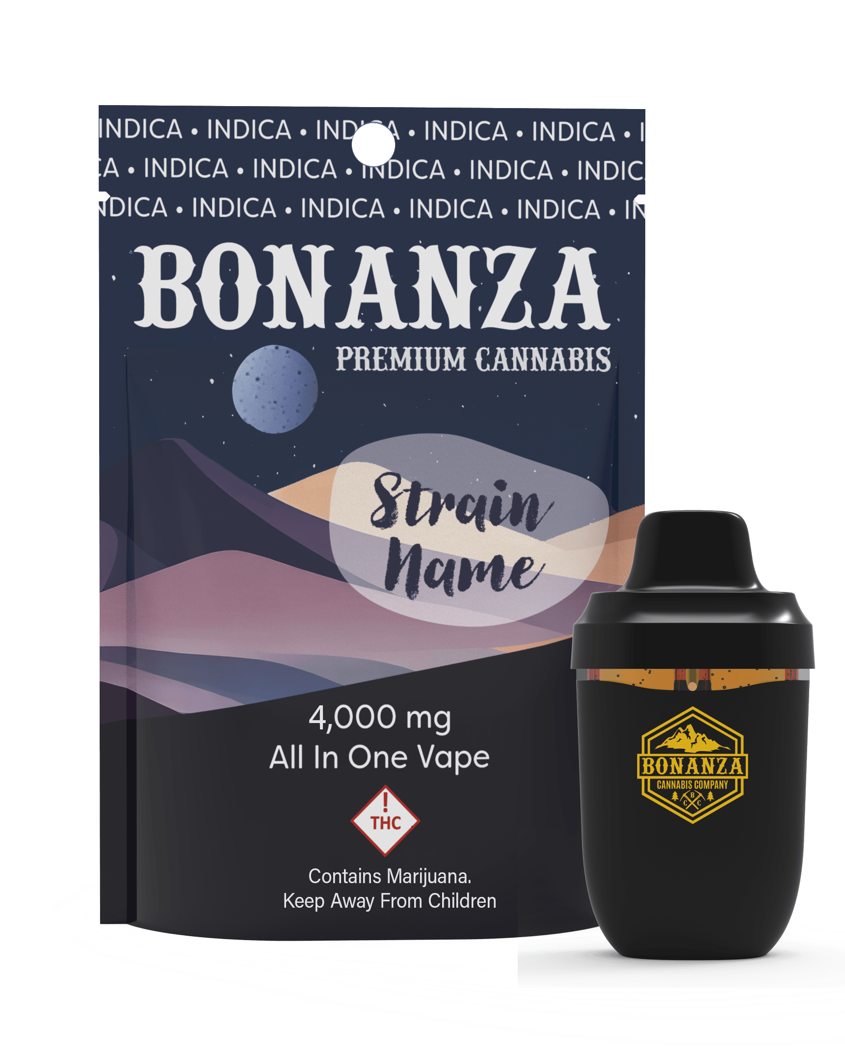 Bonanza | AIO 4G Cart (I) Granddaddy Purple 4G