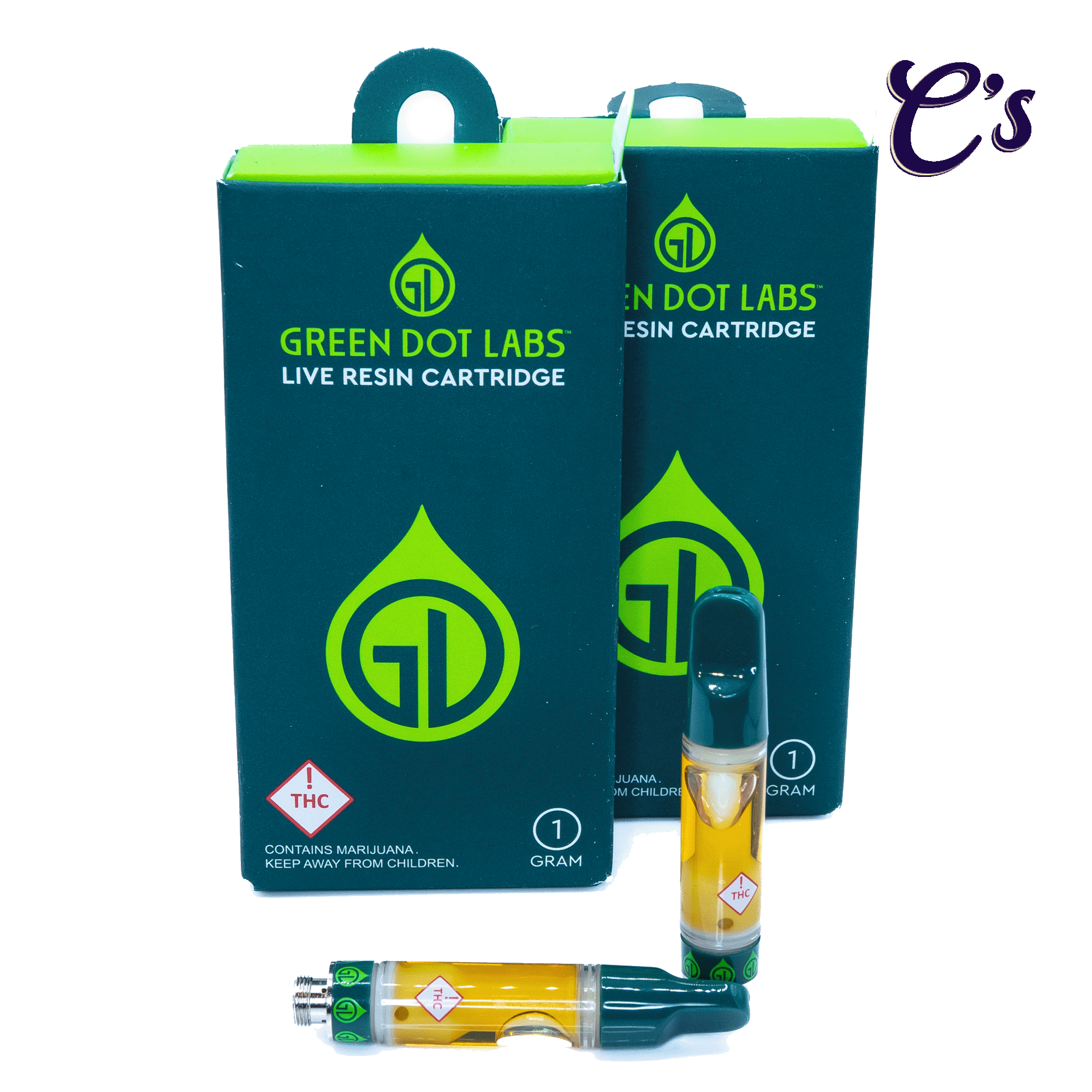Green Dot | Live Resin Cart | Triangle Kush 1g