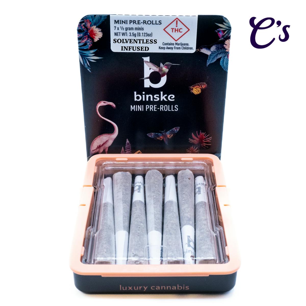Binske | Infused Mini Pre-Roll Pack (I) Flamin Snackz 3.5g