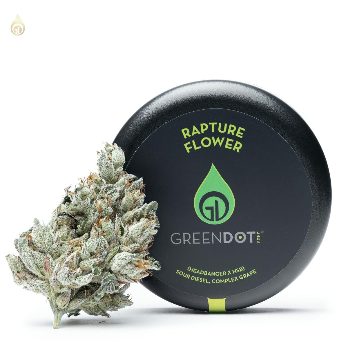 | Green Dot Flower | Pre-Pack 1/8th | Rapture