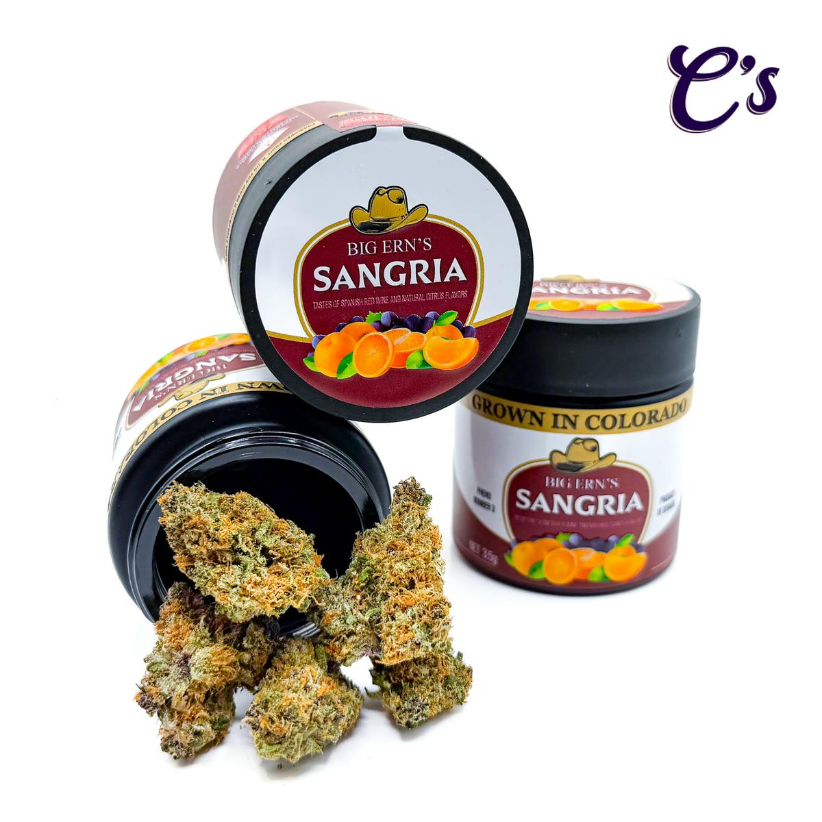 | Big Ern's Flower | Pre-Pack 1/8th | Sangria