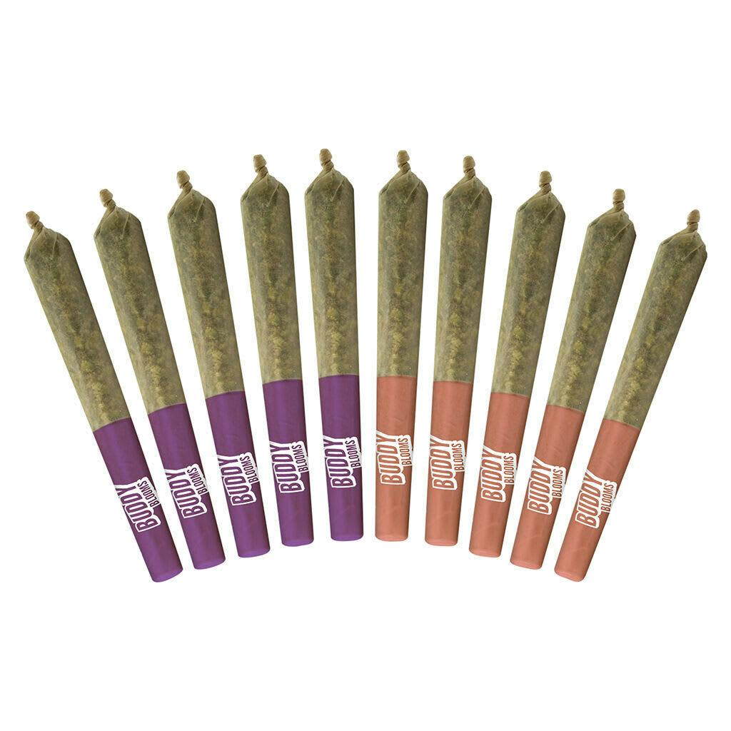 Buddy Blooms - Purple Haze & Strawberry OG Best Buds Mix'd Pre-Roll 10x0.5g Pre-Rolls
