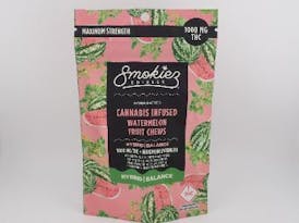 Watermelon Hybrid Fruit Chews - 1000mg THC - Smokiez