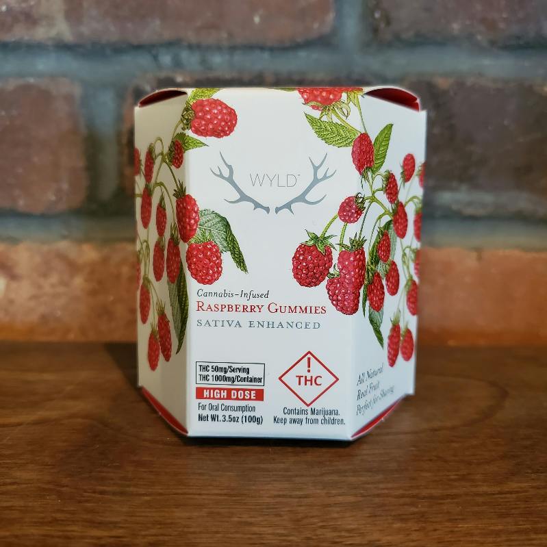 Boxed Raspberry Gummy - 1000mg THC - 20 Pieces - B79