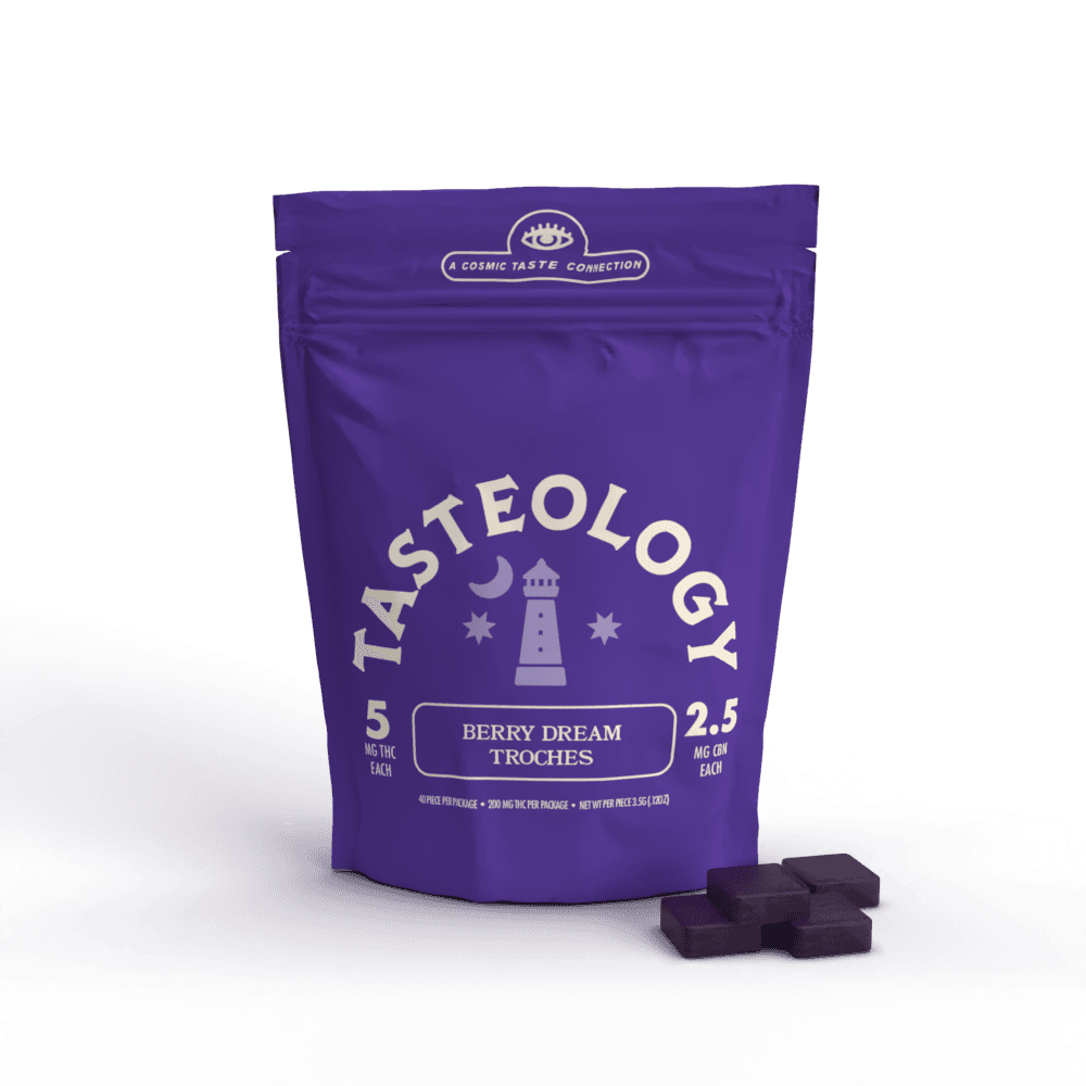 Tasteology Berry Dream Ratioed Troches 5mg ea | 40-Pack