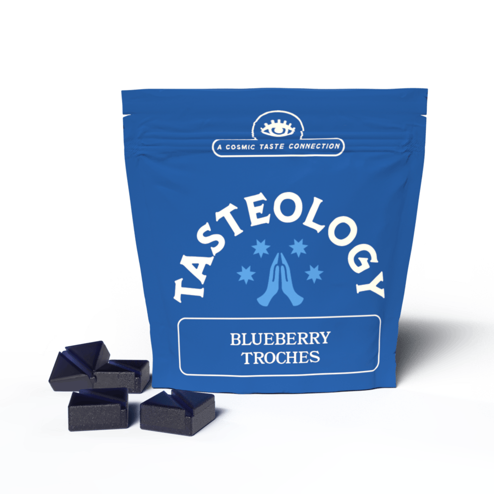 Tasteology Blueberry Troches 50mg ea | 10-Pack