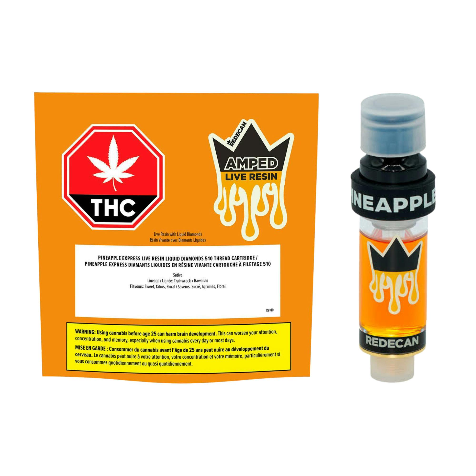 Amped Live Resin Pineapple Express