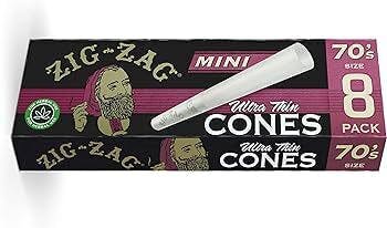 ZIG ZAG - MINI ULTRA THIN CONES 8PK