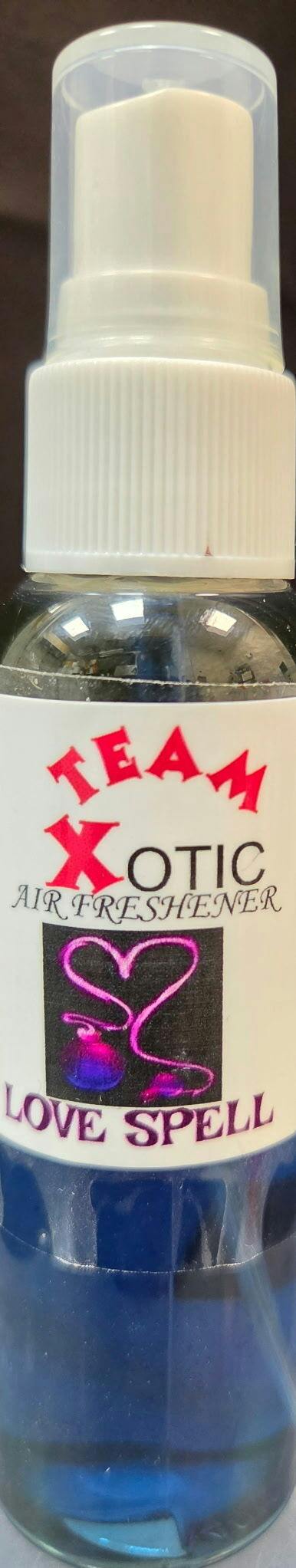 TEAM XOTIC- LOVE SPELL (20Z) AIR FRESHENER SPRAY