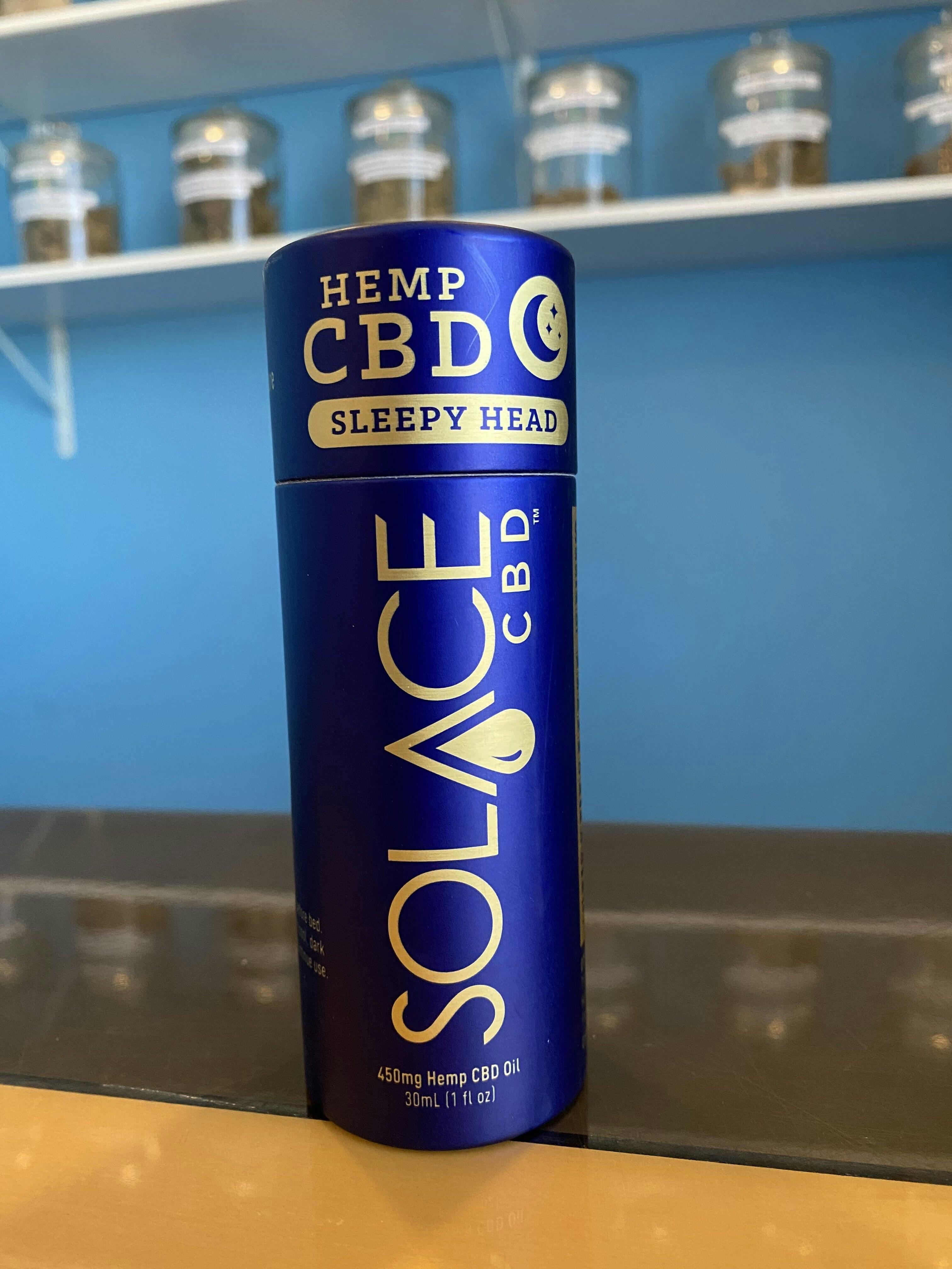 Solace Sleepy Head CBD Tincture 450mg w/ Melatonin