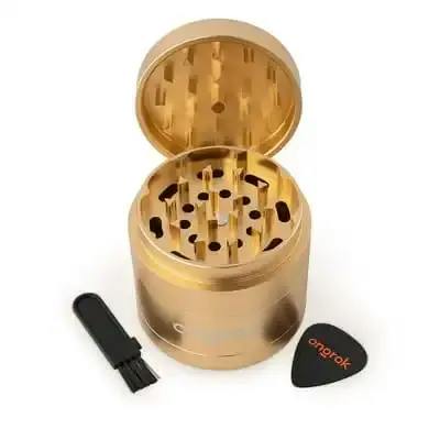 Ongrok | EZ Open Metal Grinder MINI | 55mm 4pc | Gold