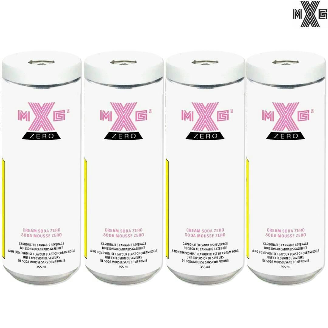 XMG Zero | Cream Soda Zero | 4PK Sugar Free Beverages