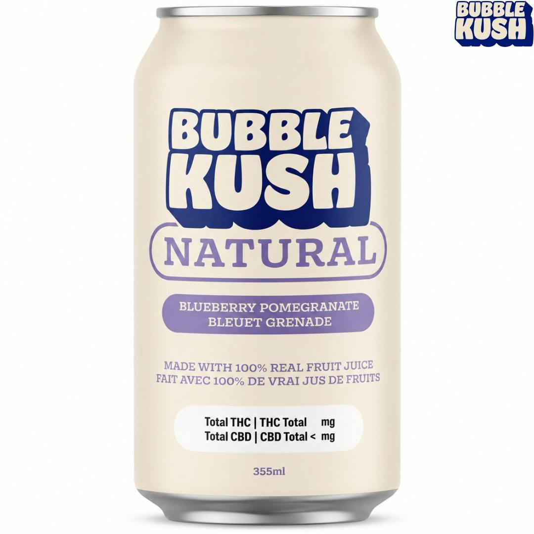 Bubble Kush | Natural - Blueberry Pomegranate | Beverages *