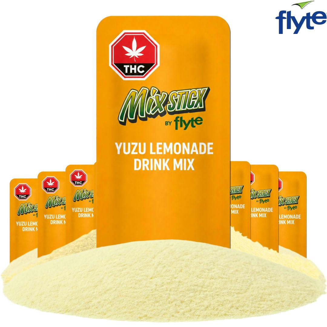 Flyte Mix Sticks | Yuzu Lemonade Drink Mix Singles 10x10g | Beverages *