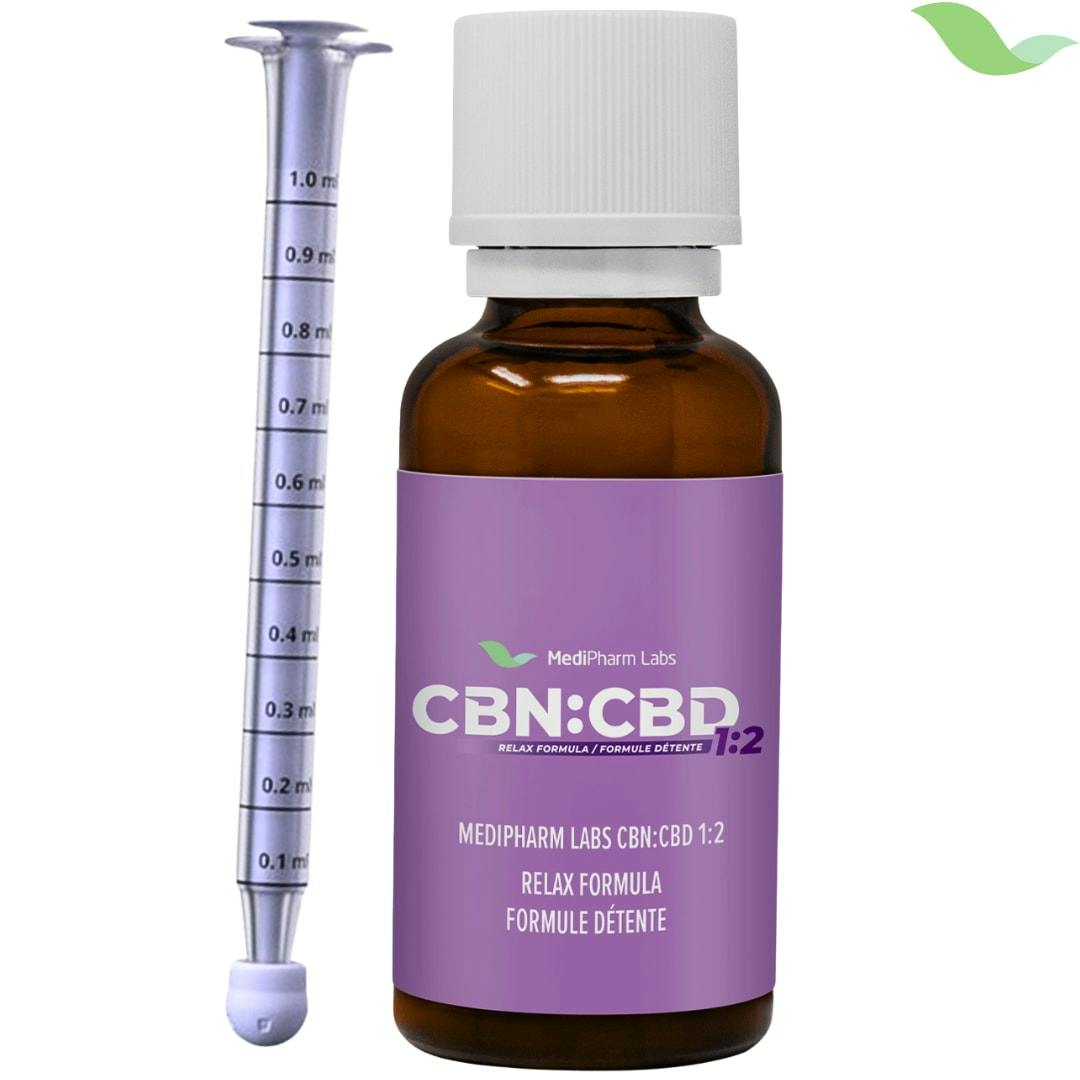 MediPharm Labs | CBN:CBD 1:2 Relax Oil Formula | 30ml