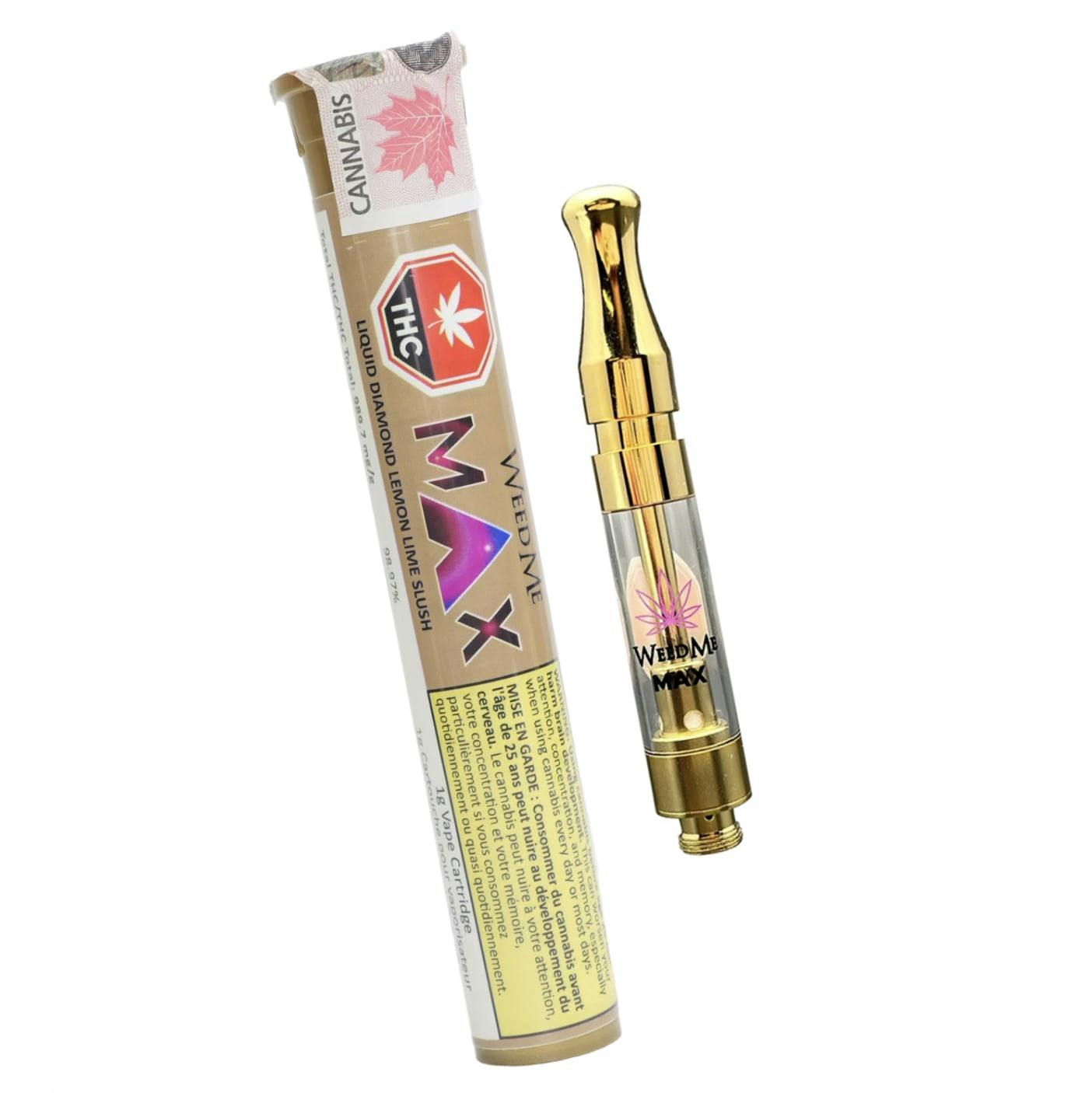 Liquid Diamond Lemon Lime Slush 510 Thread Cartridge 1g [Weed Me]