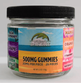 500mg Gummies Jar | William's Bakery