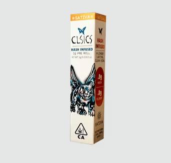 CLSICS - Cactus Crush 1g Hash Infused Pre-Roll