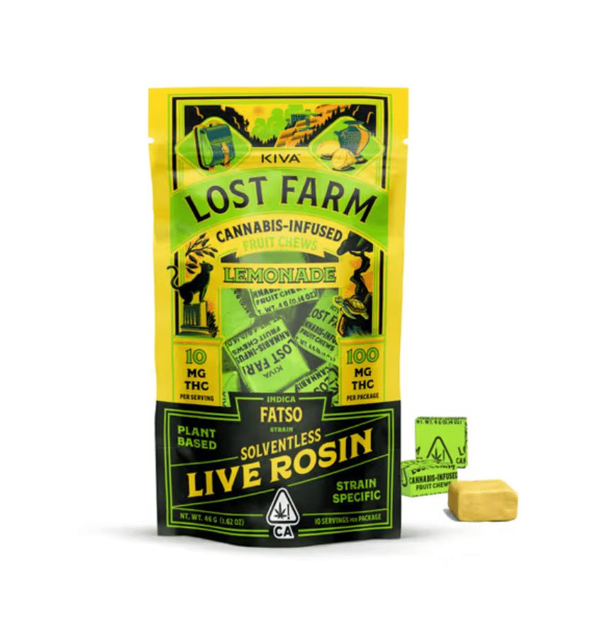 Lost Farm - Lemonade x Fatso 100mg Chews