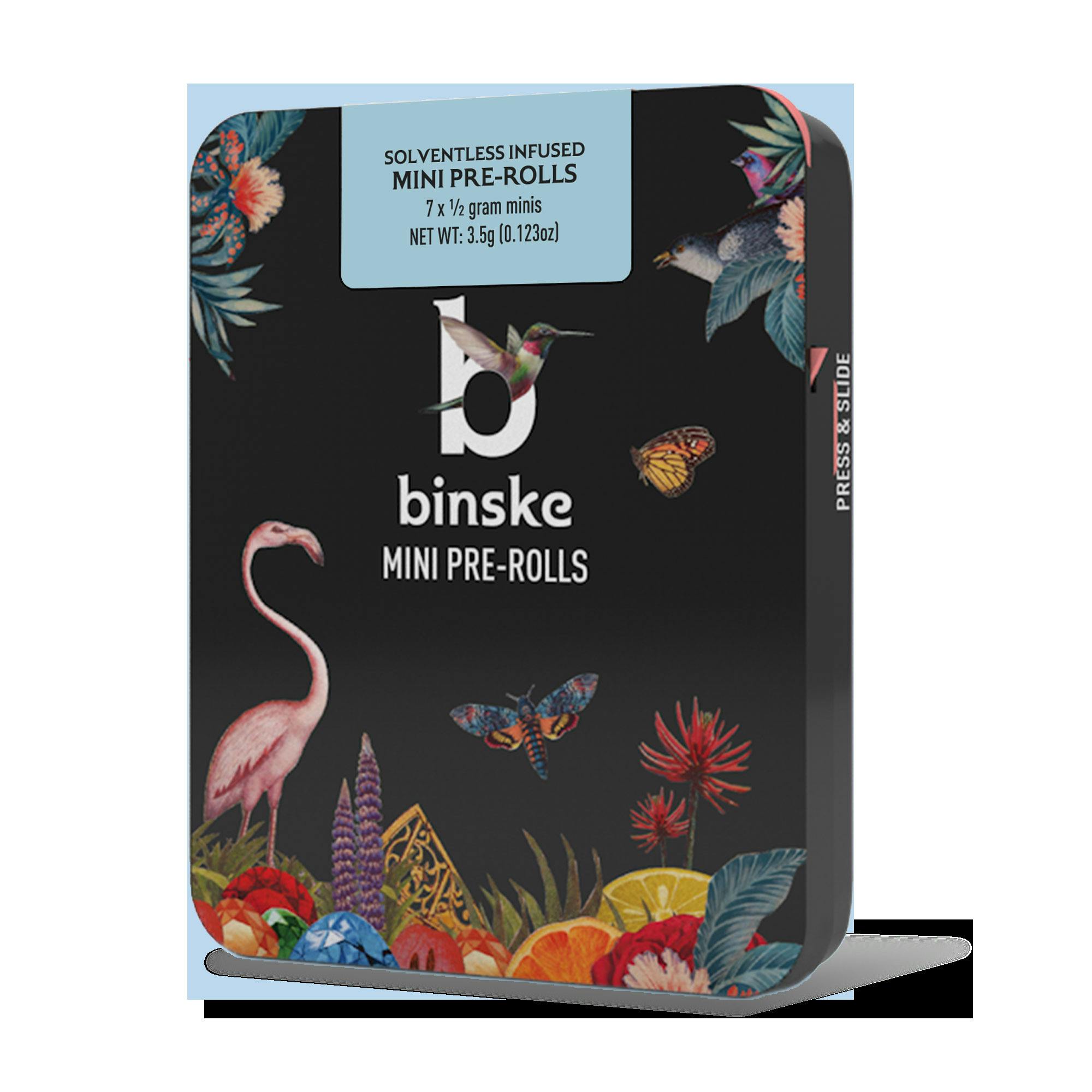 Binske Infused Pre-Roll 7pk Hybrid Colorado Butta