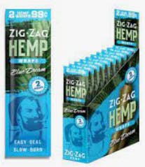 Zig-Zag Hemp Wraps Blue Dream
