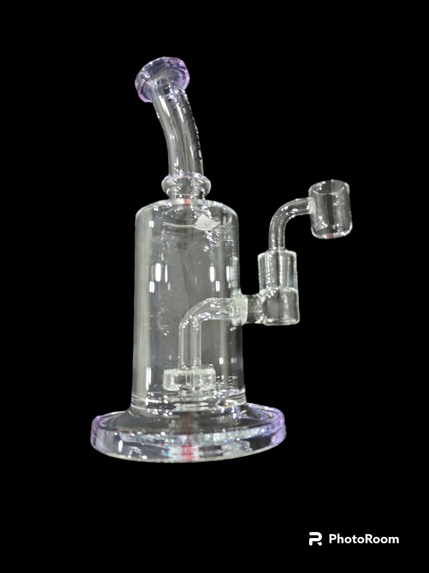 Blown GALAXIA 8" rig w/ showerhead (purple)