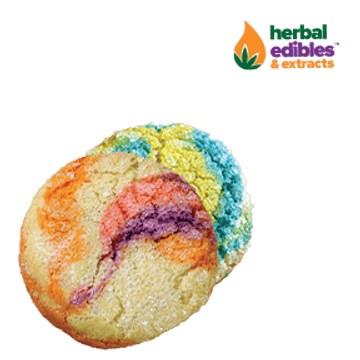 Herbal Edibles Psychedelic Sugar Cookie 100mg