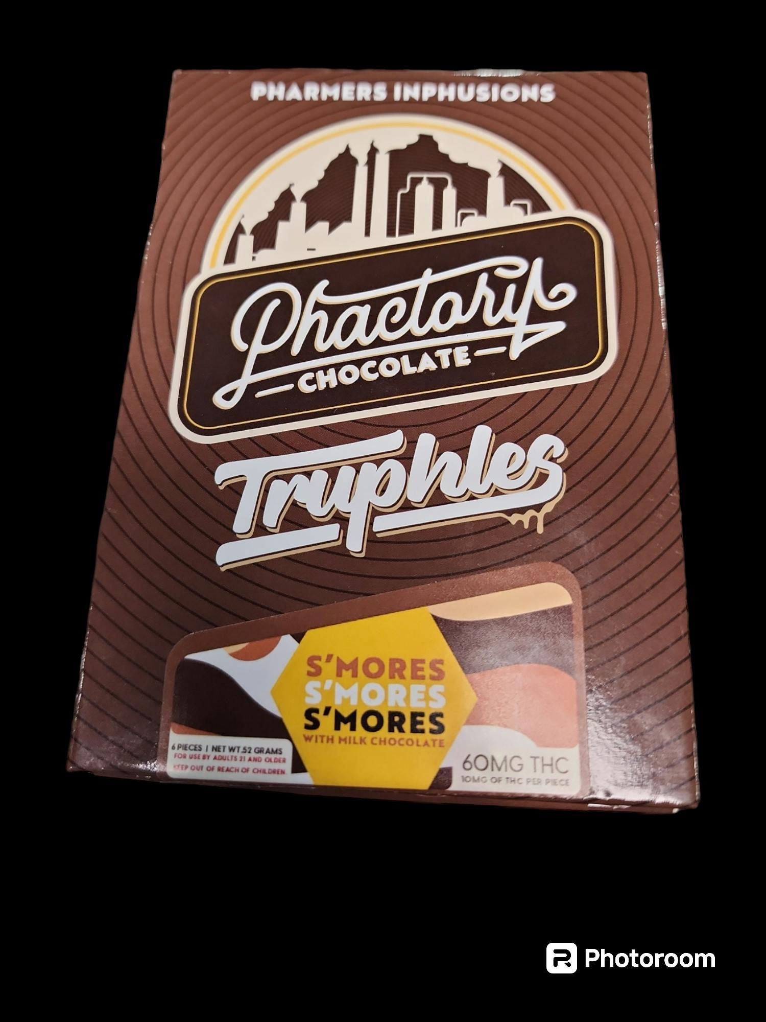 Caramel Smores Truphles 60mg