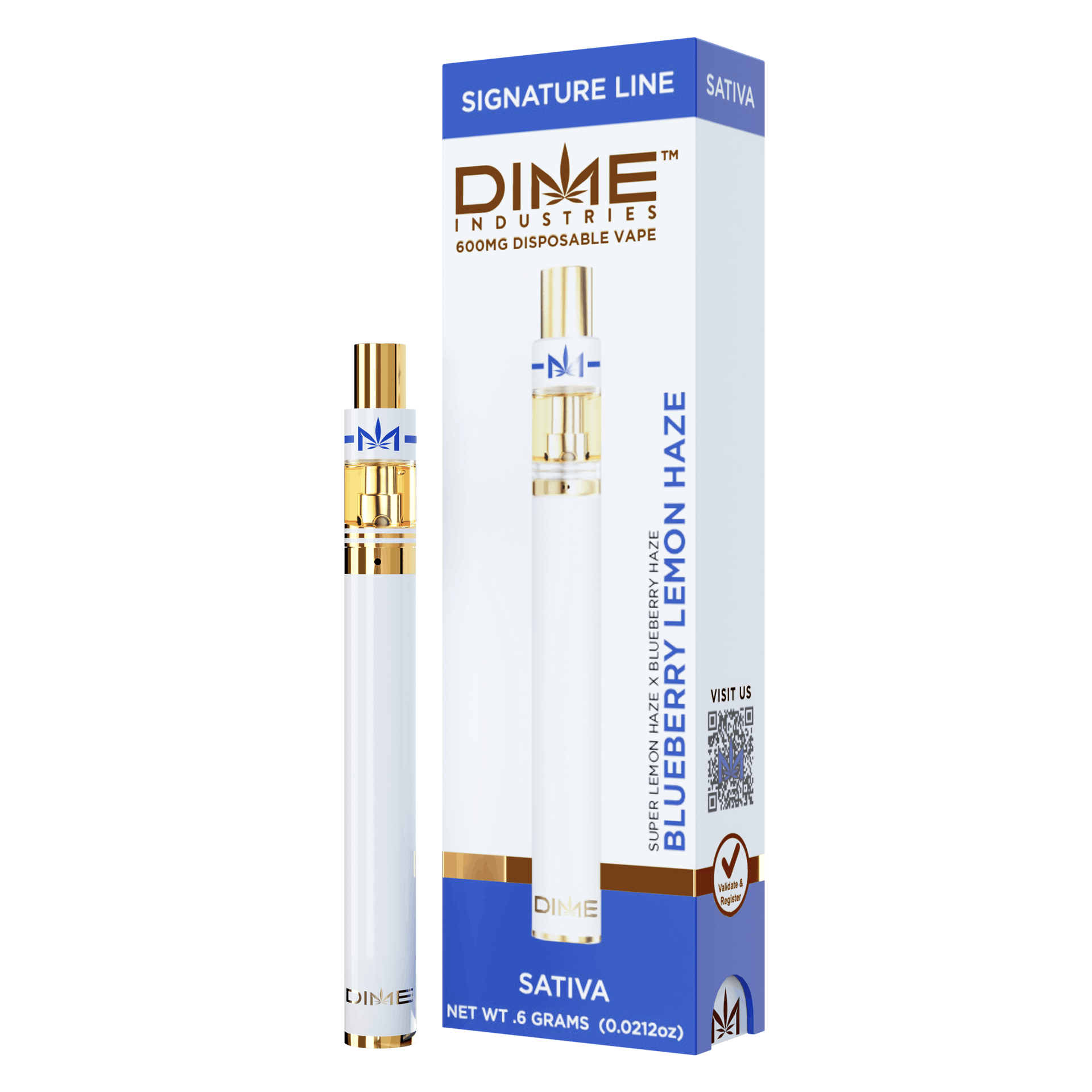 Dime - Blueberry Lemon Haze (S) 2g AIO Vape