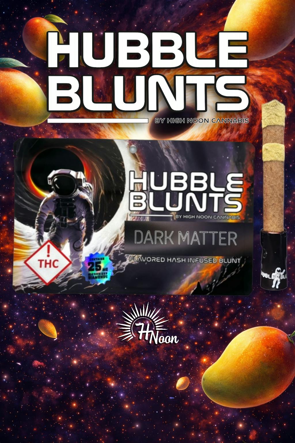 - Hubble Blunts - Dark Matter Mango - Ocean Breeze - 1.25g
