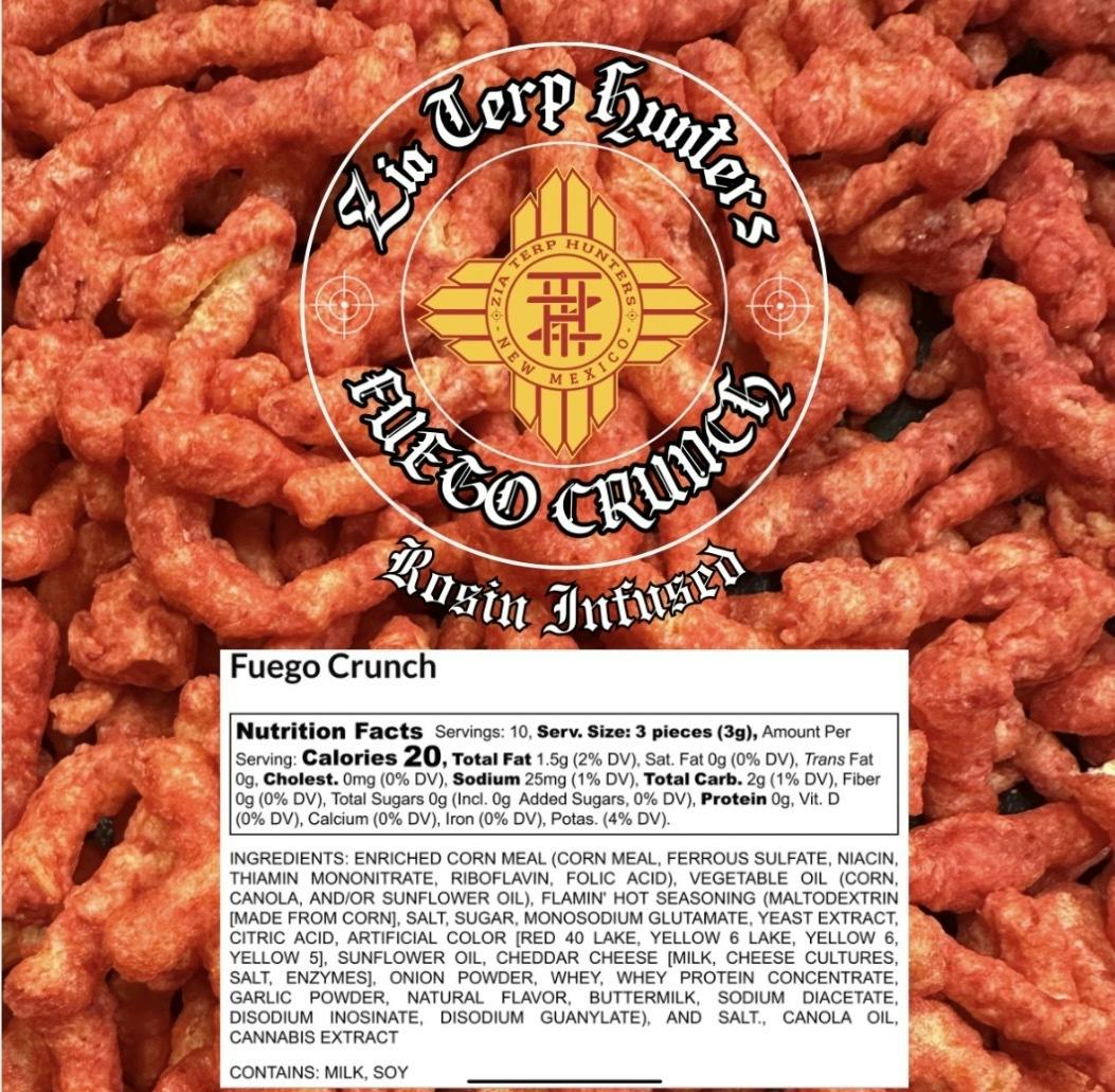 Fuego Crunch Zia Terp Hunters Live Rosin