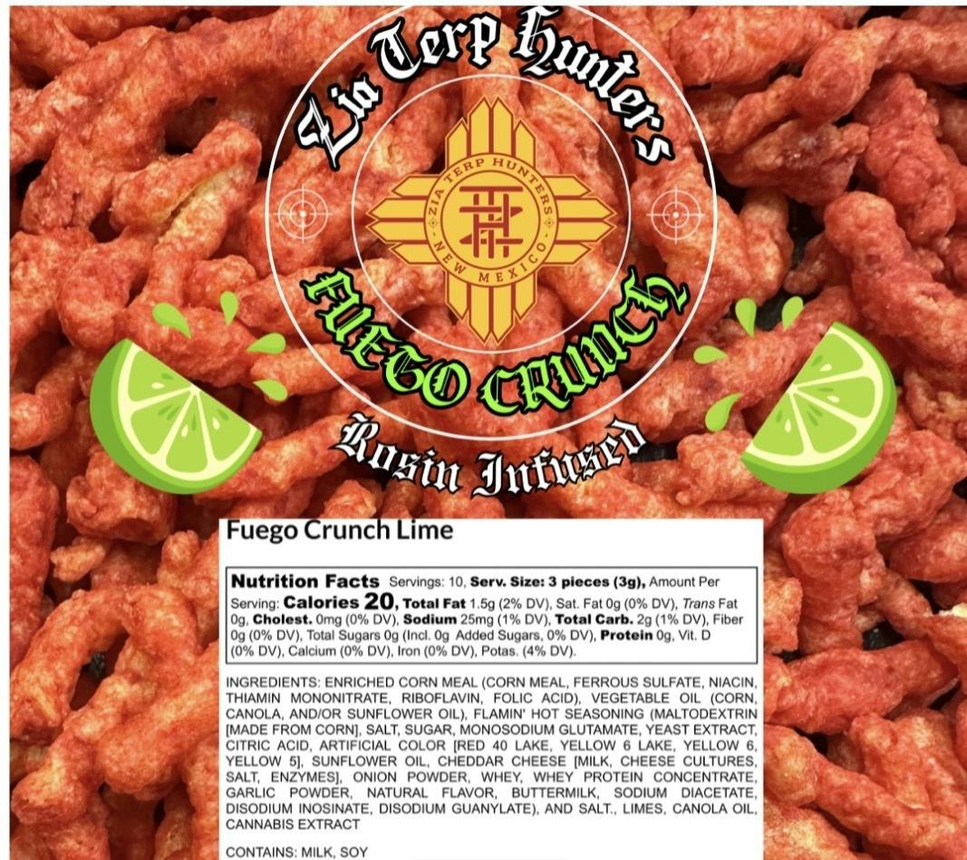 Fuego Crunch Lime Zia Terp Hunters Live Rosin