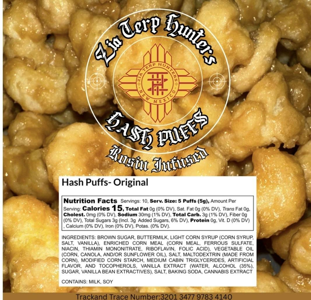Hash Puffs Zia Terp Hunters 100mg Live Rosin Edible