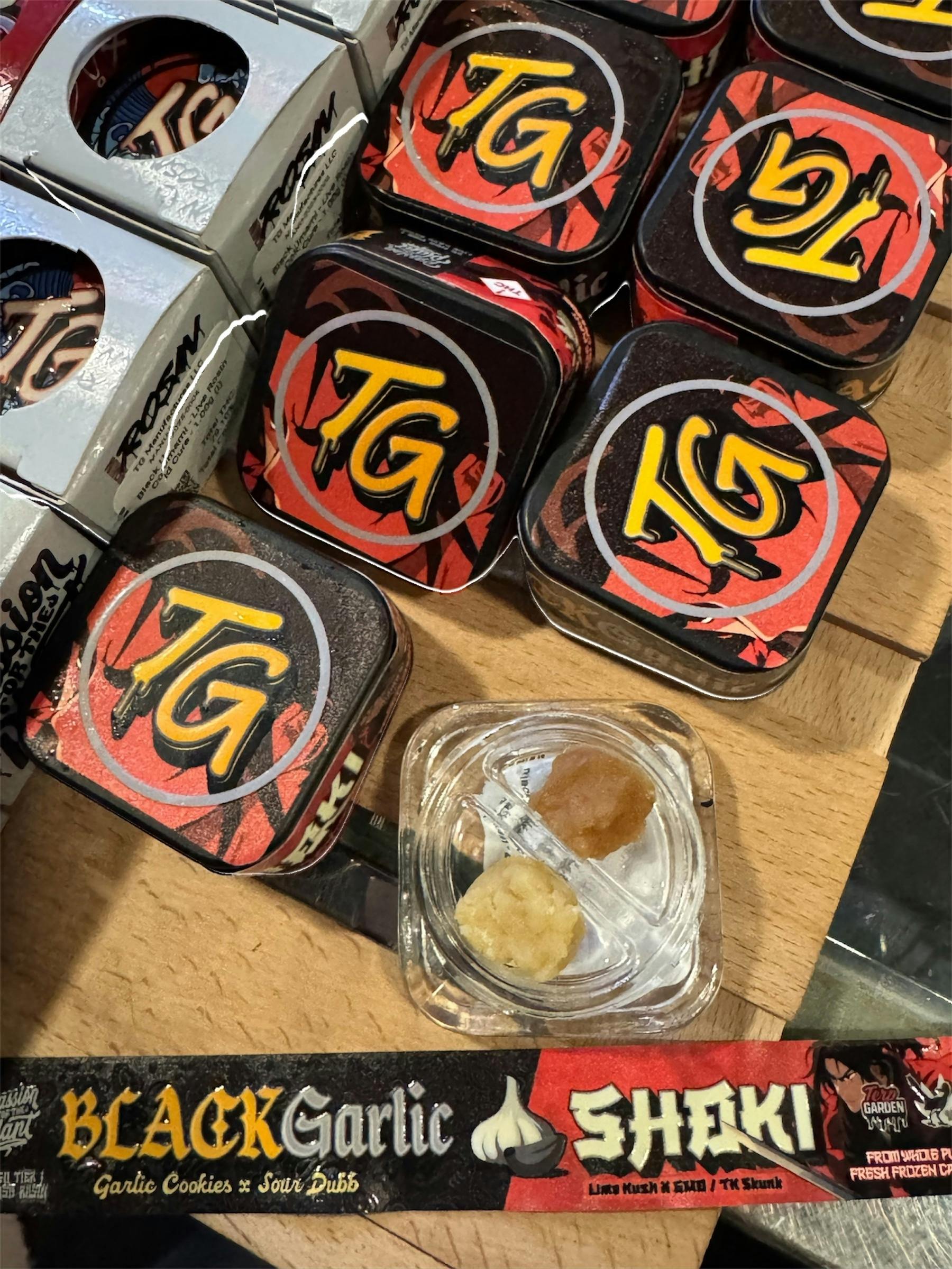 Black Garlic x Shoki - Live Rosin - 2.00g Split Jar (I)