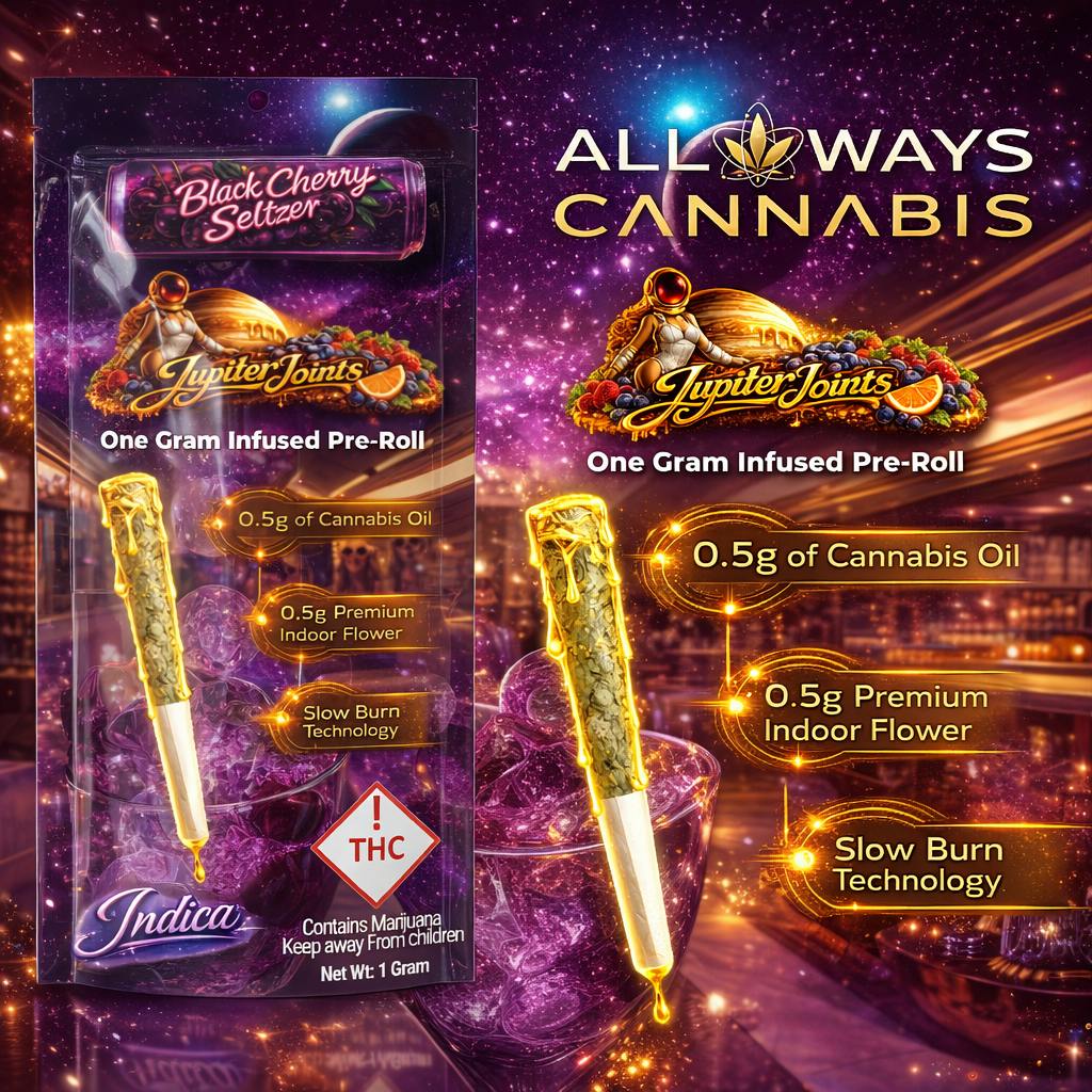 Jupiter Joints Infused Prerolls Black Cherry Seltzer