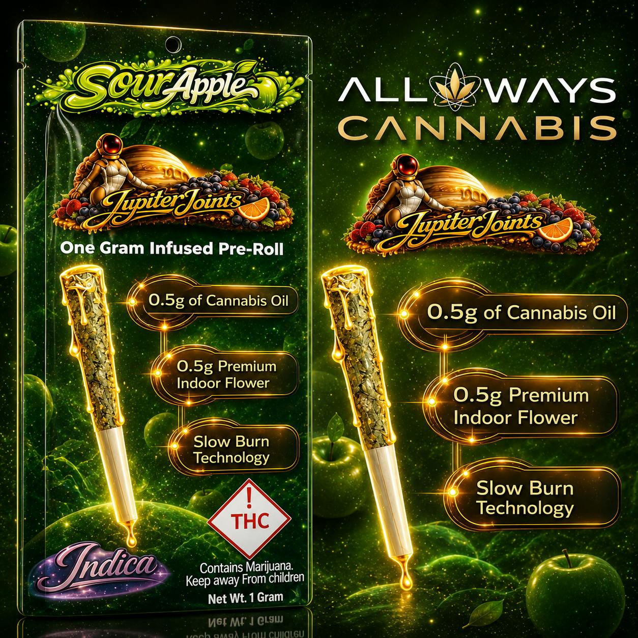 Jupiter Joints | Sour Apple (I) | 1 Gram