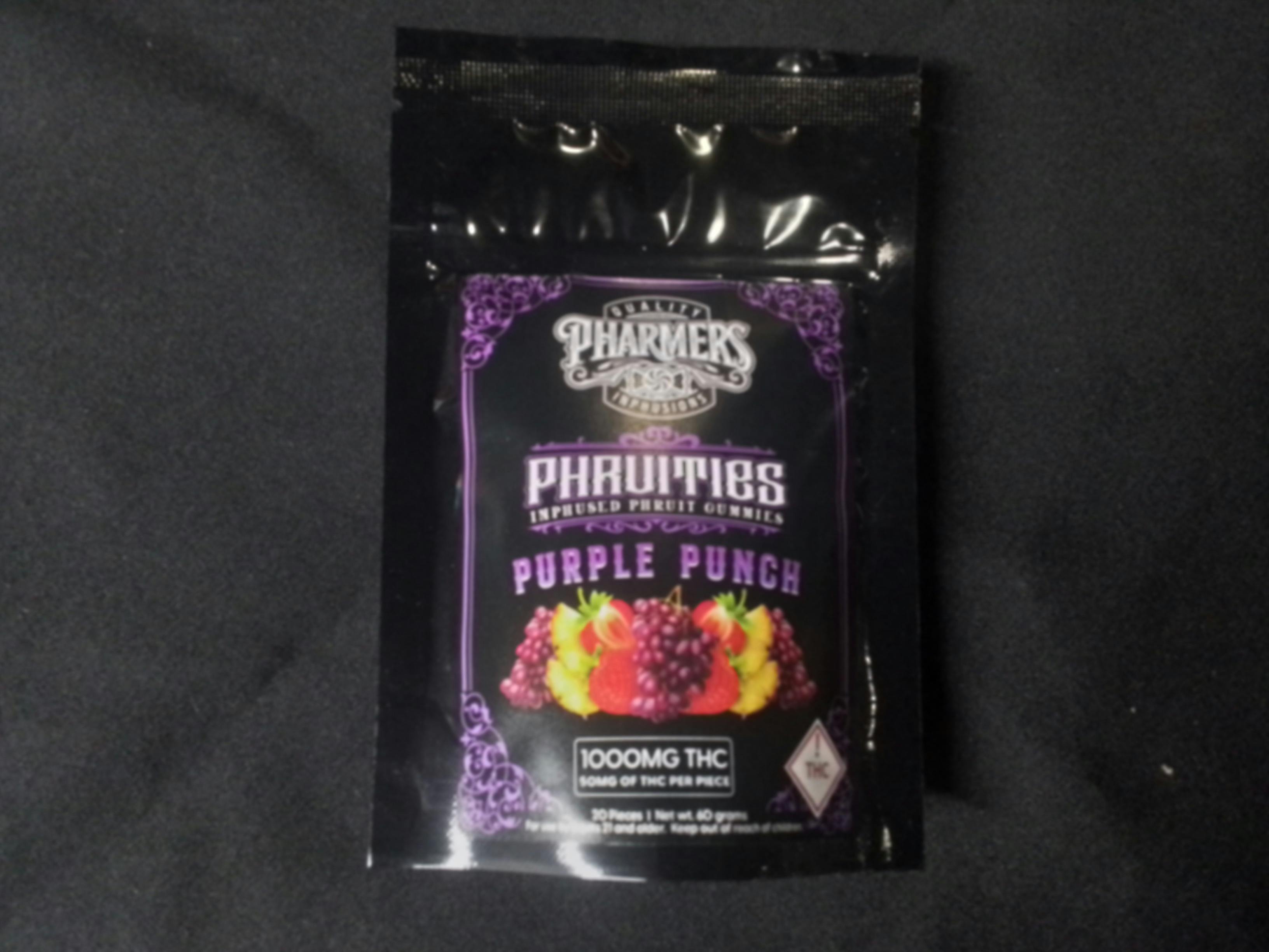 PQ - Phruities Gummies - Purple Punch - 1000mg
