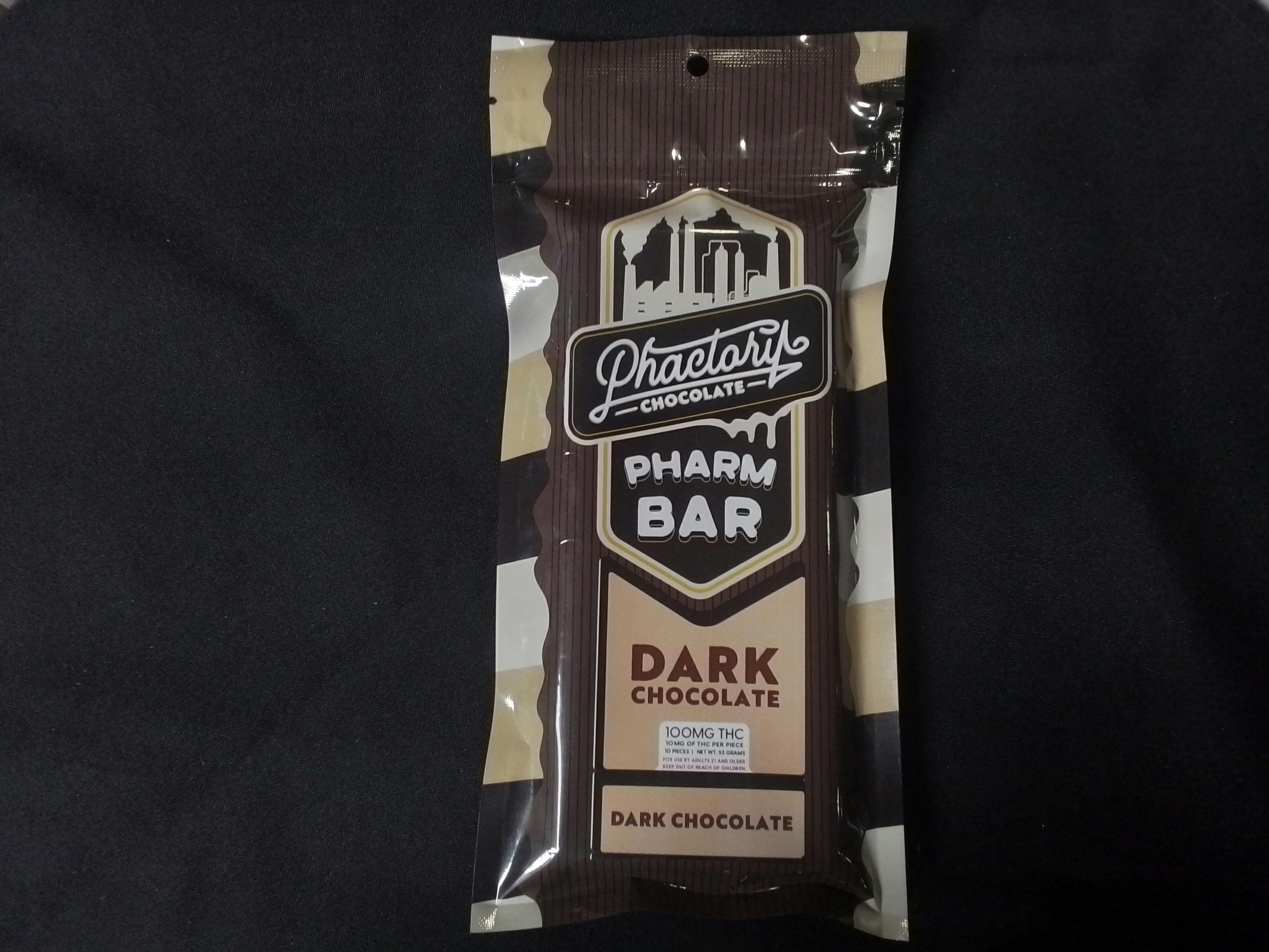 Pharm Bar Dark Chocolate Bar 100mg