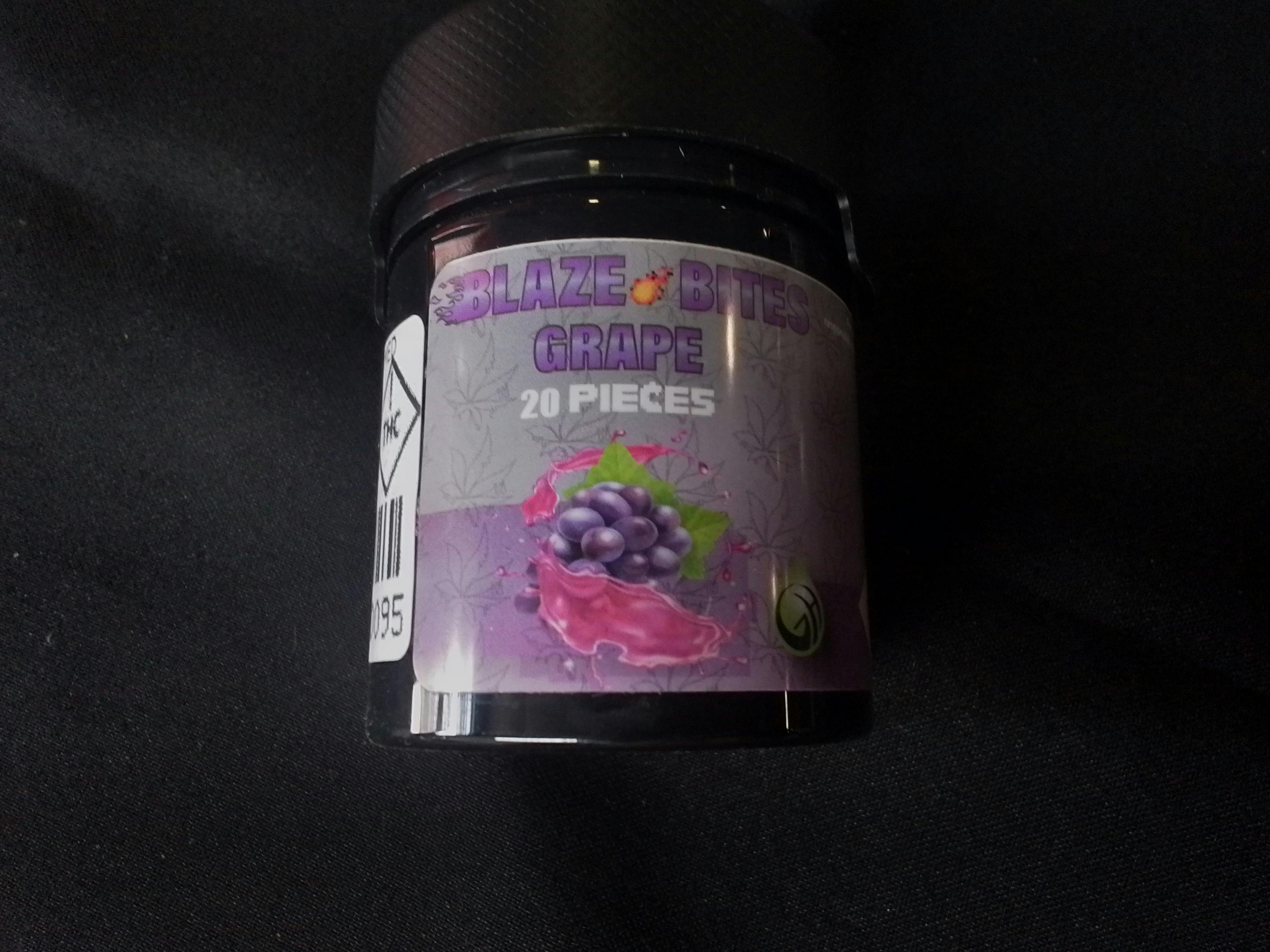 GH BLAZE BITES GRAPE 1000MG MED