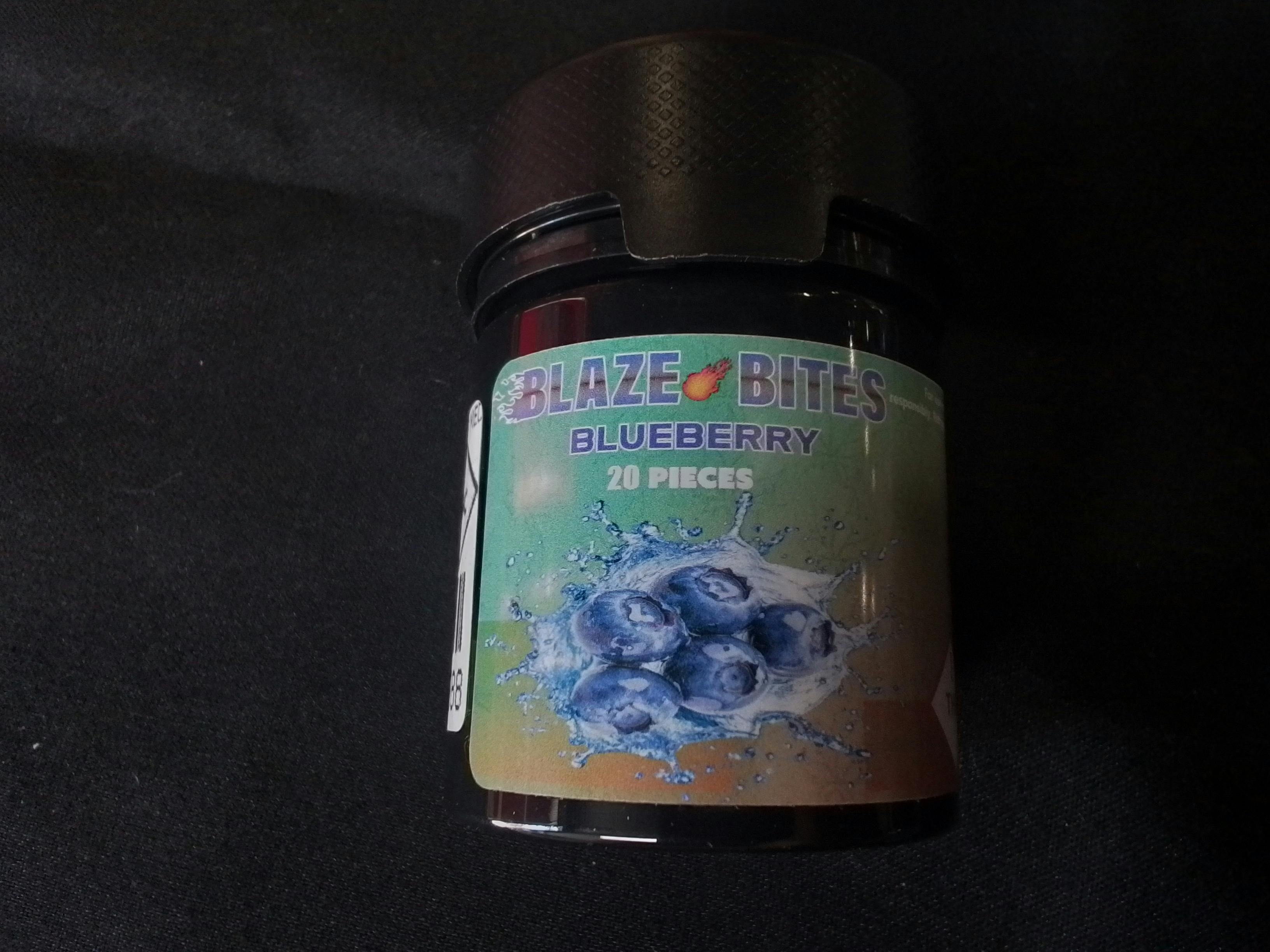 GH BLAZE BITES BLUEBERRY 1000MG MED