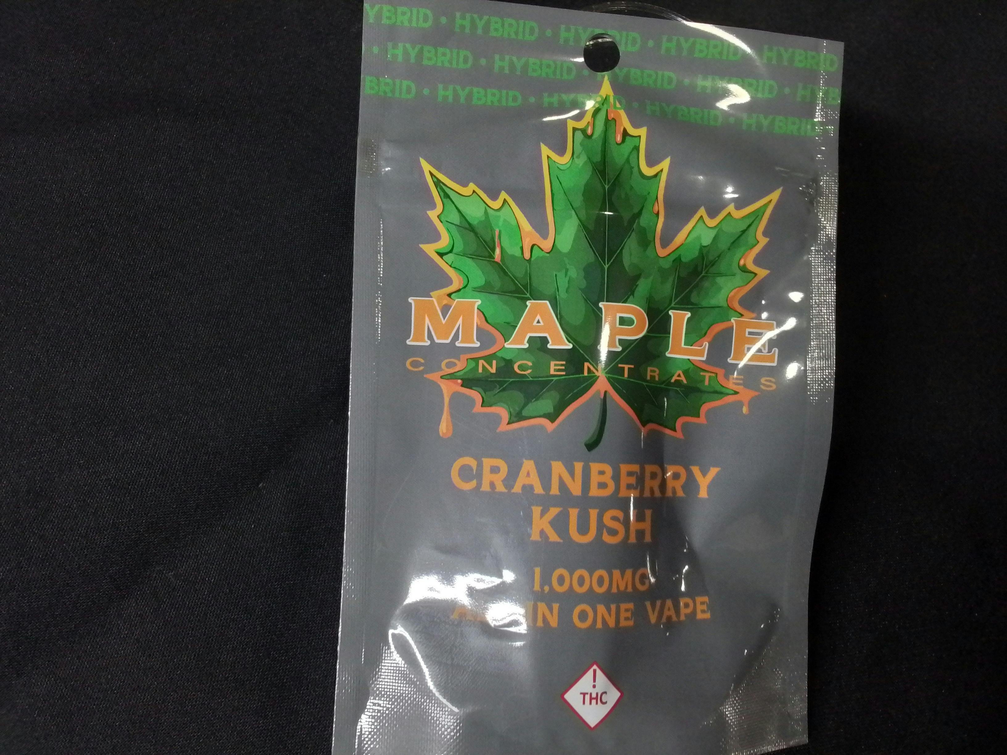 1g AIO Cranberry Kush - Maple