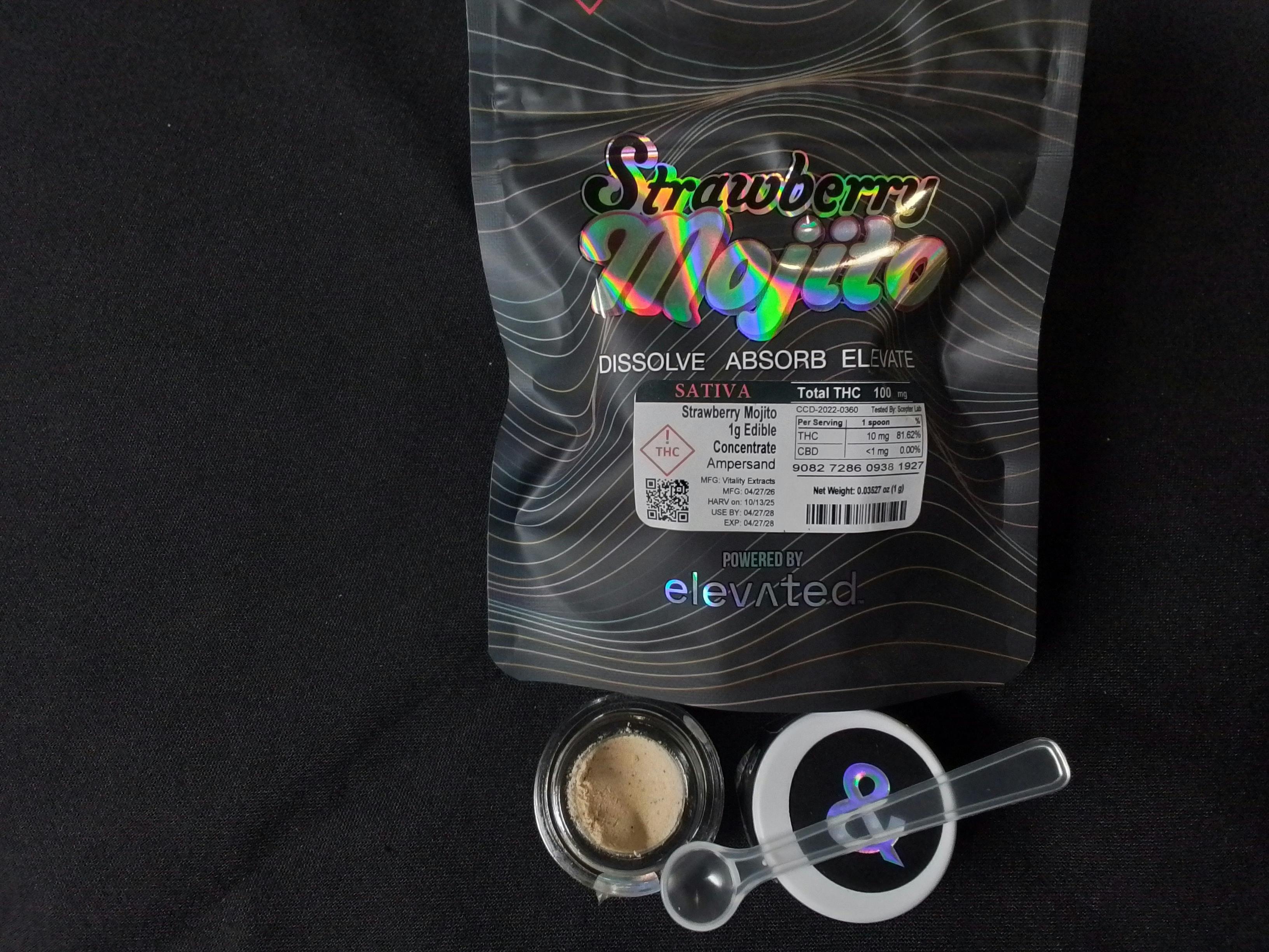 Ampersand - Edible Concentrate - 100mg - Strawberry Mojito (S)