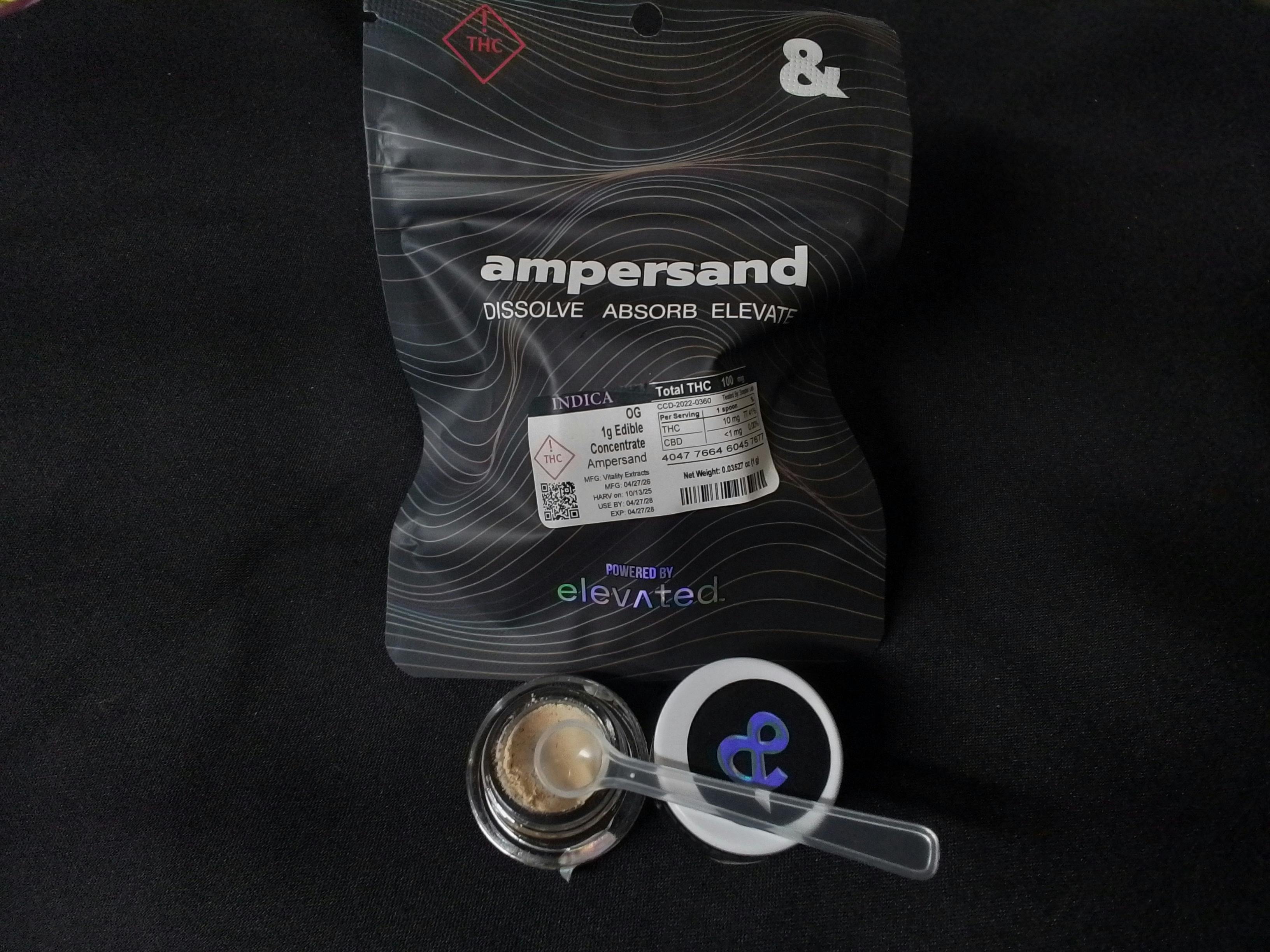 Ampersand - Edible Concentrate - 100mg - OG (I)