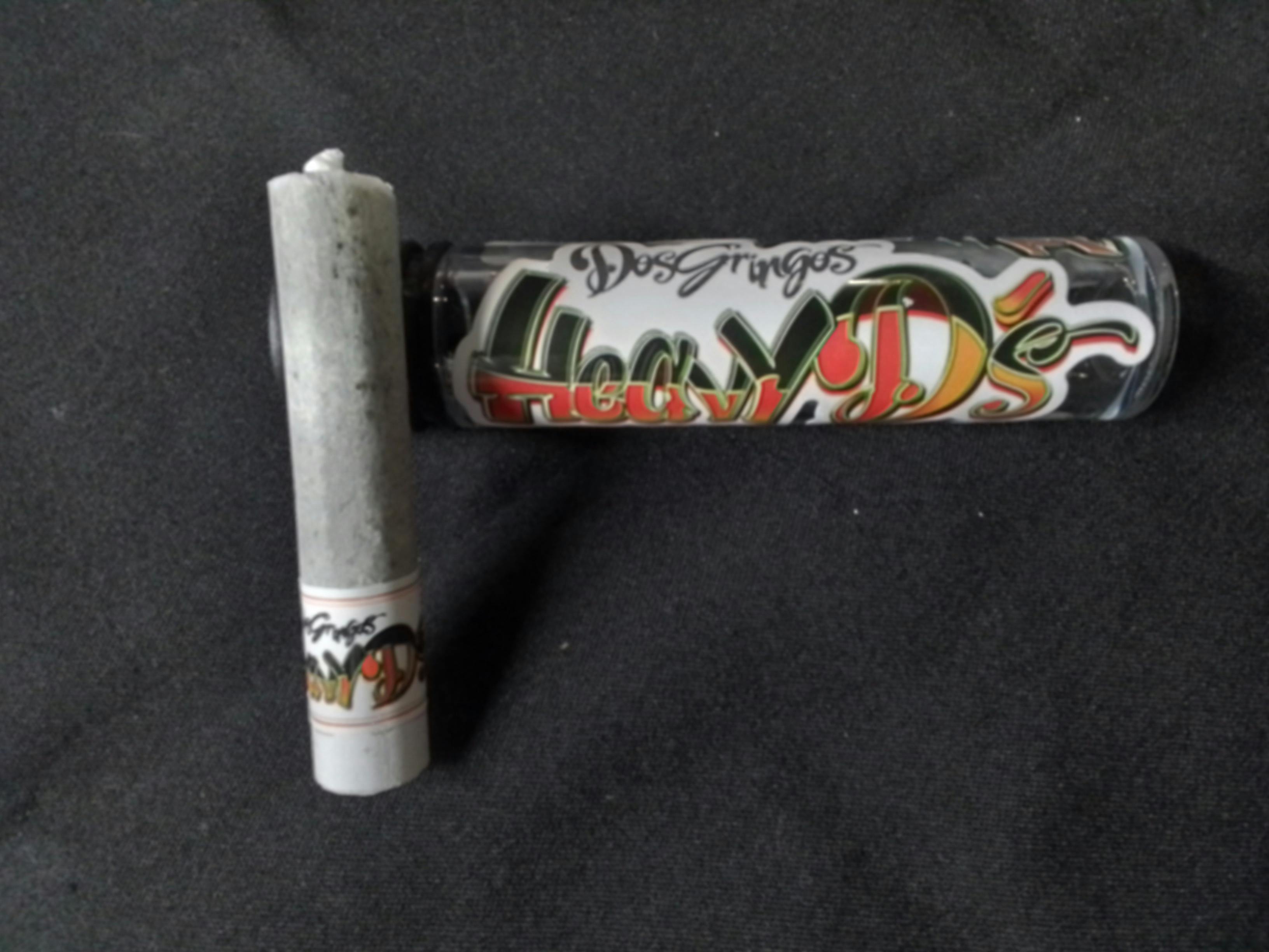 Dos Gringos Heavy D's 2.5G Infused 1.7G Flower 0.3G Kief 0.5 High potency Distilate