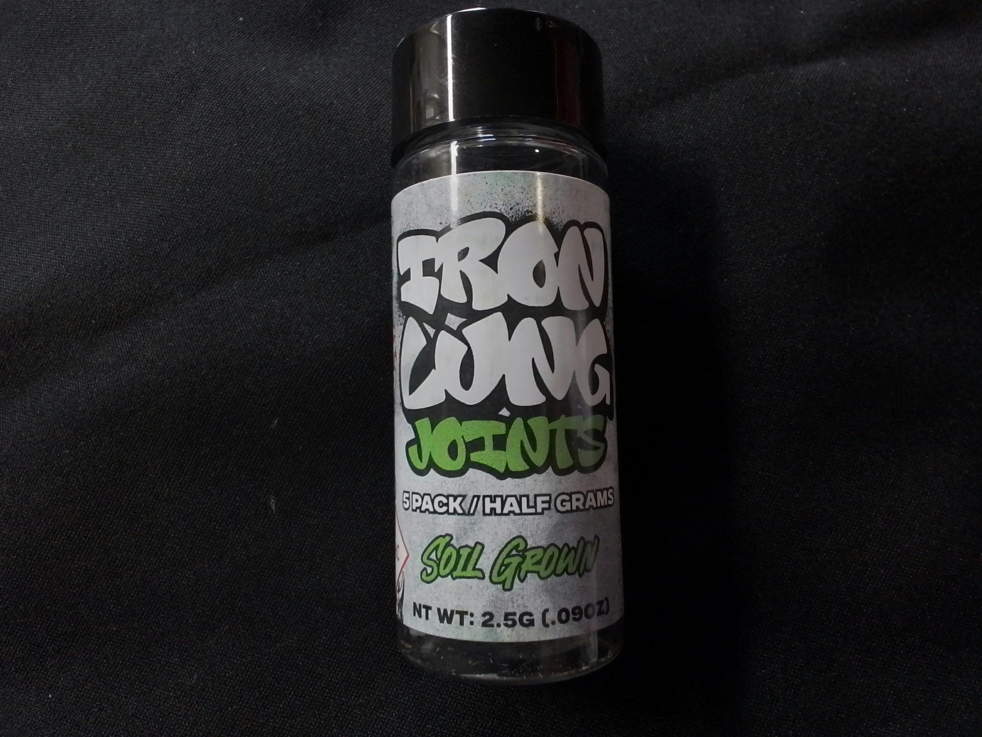 Iron Lung - 0.5g 5-pack Pre-Rolls - Strawberry Cherry Gelato #8 - 2.5g