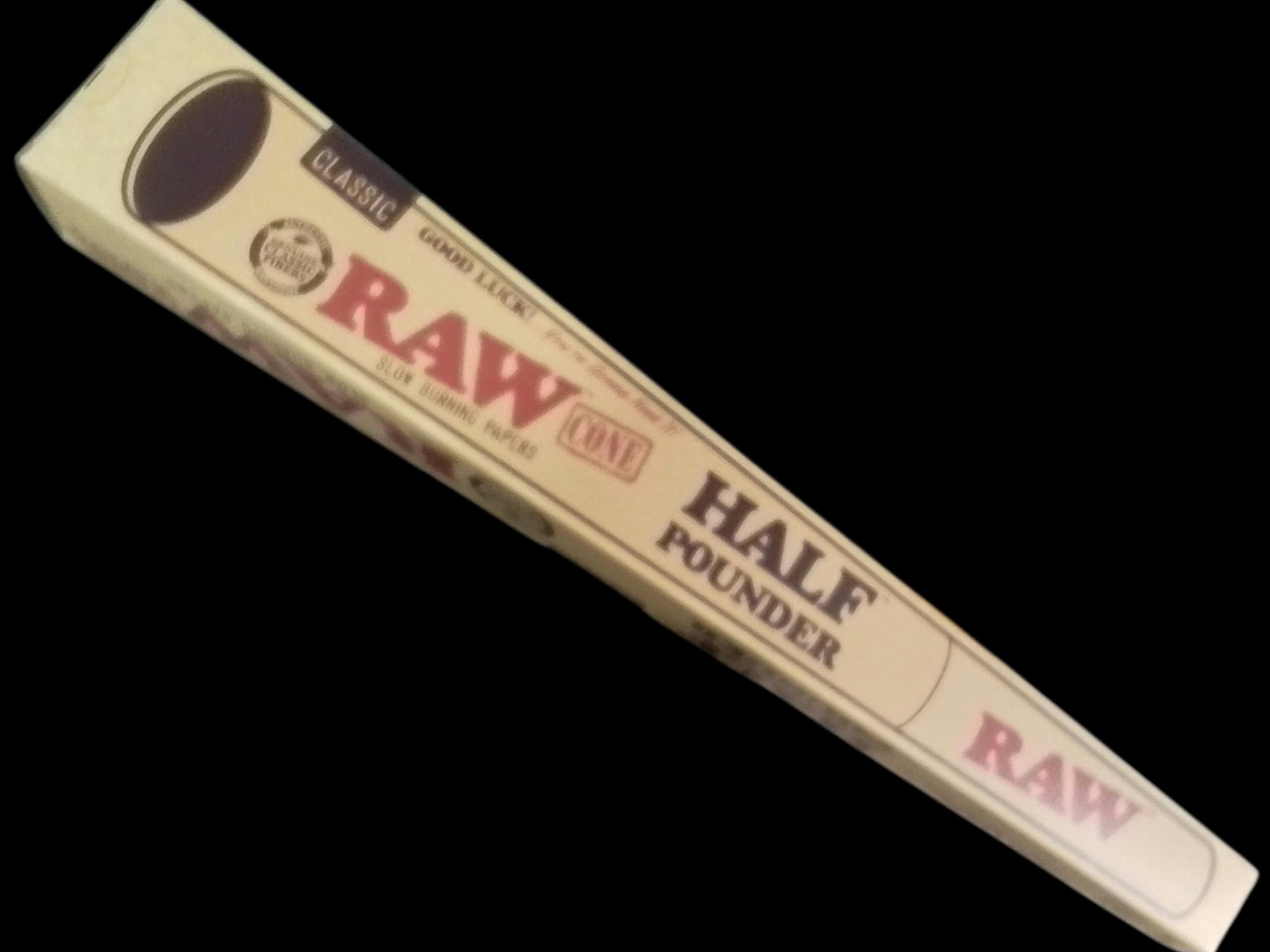 Raw Half Pounder Cone